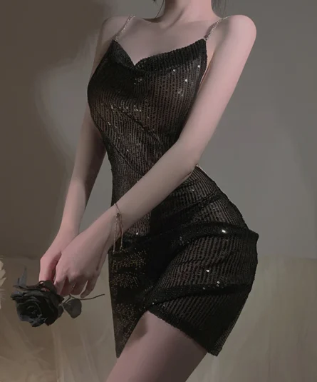 Glitter Babydoll Valentine's and Party Dress - Image 8