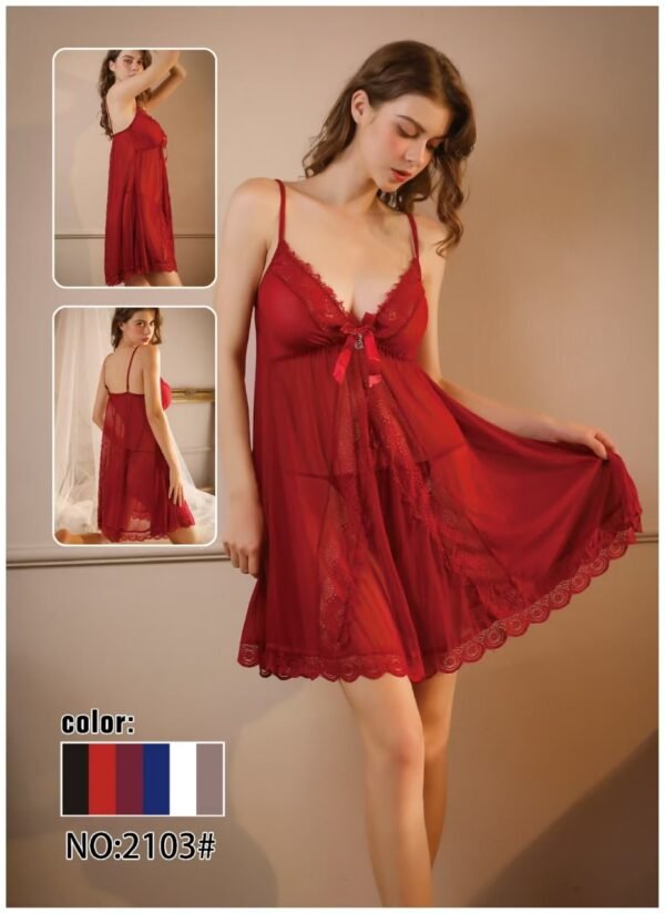 Luxurious 2-Piece Short Nighty Luxurious 2-Piece Short Nighty